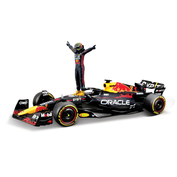 Burago 1/24 F1 Red Bull Racing RB19 2023 With Verstappen Figure