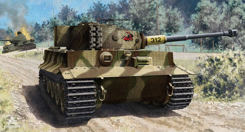 Academy 1/72 Pz.Kpfw.VI Ausf.H Tiger I Late Production 1944