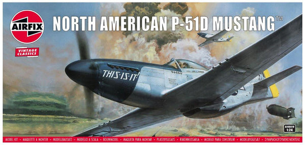 Airfix 1/24 North American P-51D Mustang Model Kit