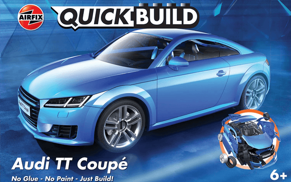Airfix Quick Build Audi TT Coupe - Blue
