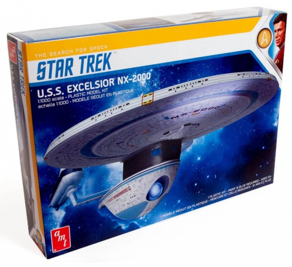 AMT Models 1/1000 Star Trek USS Excelsior NX-2000 Model Kit