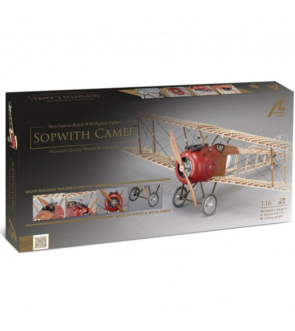 Artesania Latina 1/16 Sopwith Camel F1 1918 Wooden Aircraft Model Kit