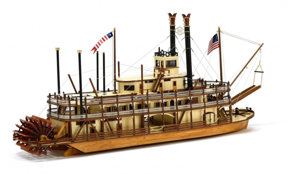 Artesania Latina 1/80 King of the Mississippi Paddle Steamer Wooden Ship Model Kit