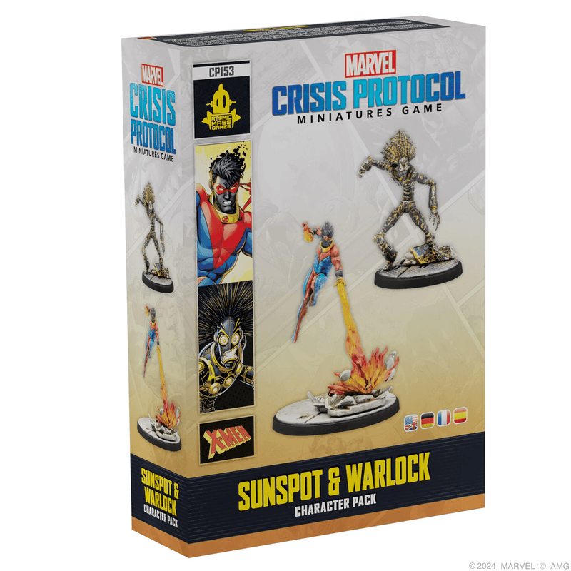 Atomic Mass Games Marvel Crisis Protocol: 153 Sunspot & Warlock