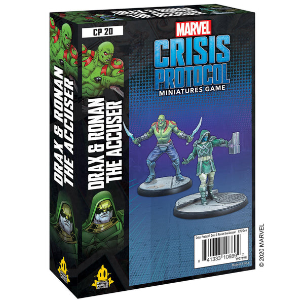 Atomic Mass Games Marvel Crisis Protocol: 020 Drax and Ronan the Accuser