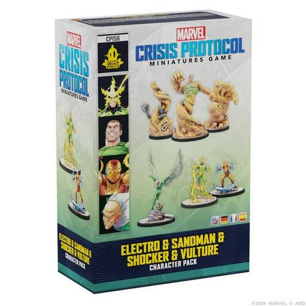 Atomic Mass Games Marvel Crisis Protocol: 156 Electro & Sandman & Shocker & Vulture