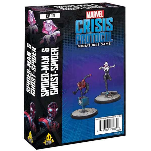 Atomic Mass Games Marvel Crisis Protocol: 010 Ghost-Spider & Spider-Man