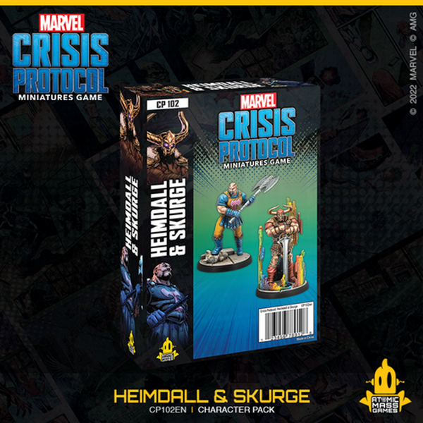 Atomic Mass Games Marvel Crisis Protocol: 102 Heimdall & Skurge