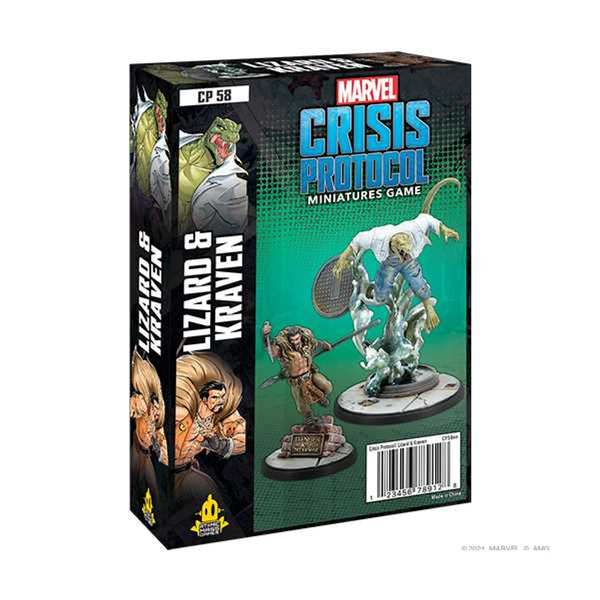 Atomic Mass Games Marvel Crisis Protocol: 058 Lizard and Kraven