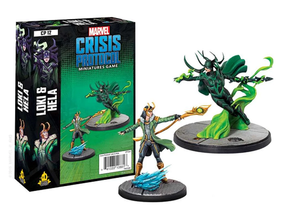 Atomic Mass Games Marvel Crisis Protocol: 012 Loki and Hela