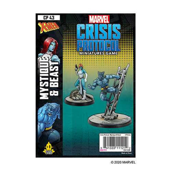 Atomic Mass Games Marvel Crisis Protocol: 043 Mystique and Beast