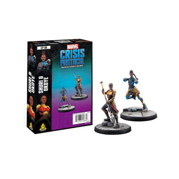 Atomic Mass Games Marvel Crisis Protocol: 008 Shuri and Okoye