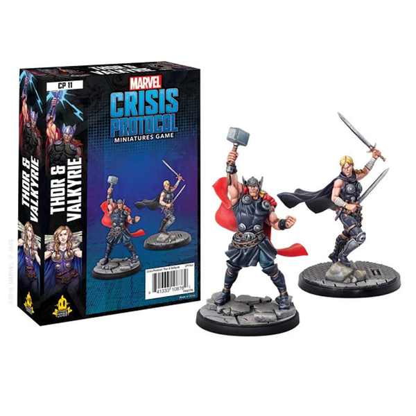 Atomic Mass Games Marvel Crisis Protocol: 011 Thor and Valkyrie