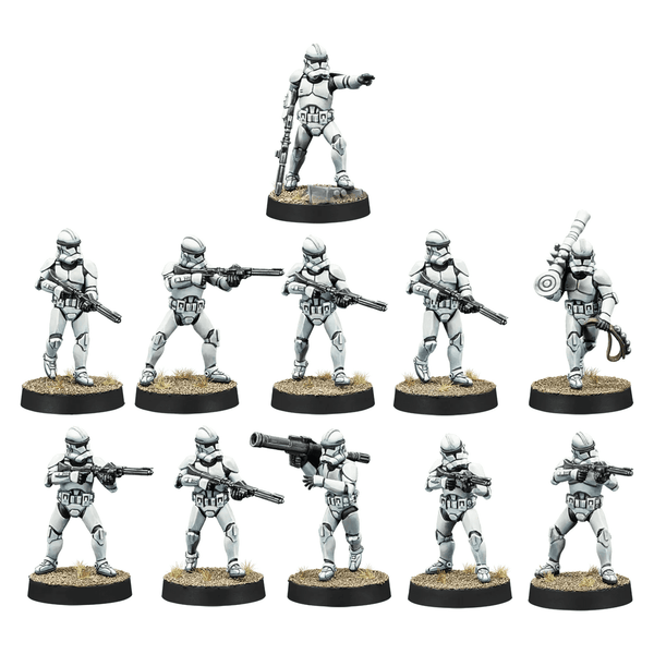Atomic Mass Games Star Wars Legion - Galactic Republic - Unit Expansion - Clone Trooper Marksmen