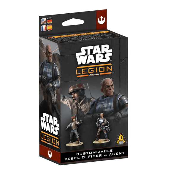 Atomic Mass Games Star Wars Legion - Rebel Alliance - Commander Expansion - Customisable Rebel Officer & Agent