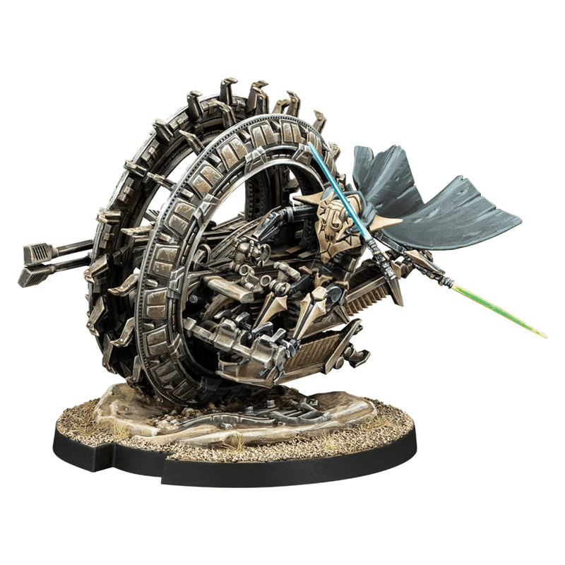 Atomic Mass Games Star Wars Legion - Separatist Alliance - Character Expansion - General Grievous on TSMEU-6 Wheel Bike