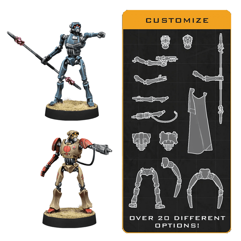 Atomic Mass Games Star Wars Legion - Separatist Alliance - Commander Expansion - Customisable Super Tactical Droids
