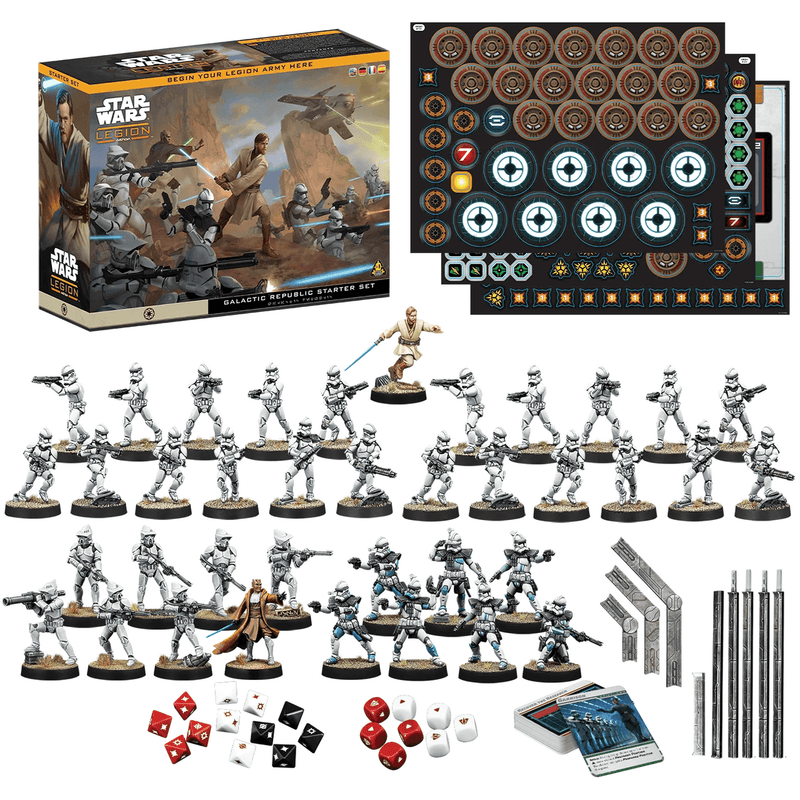 Atomic Mass Games Star Wars Legion - Starter Set - Galactic Republic