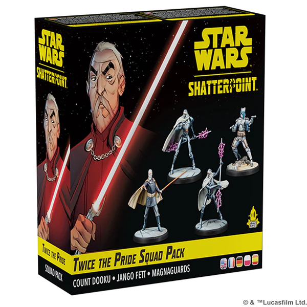 Atomic Mass Games Star Wars Shatterpoint Squad Pack - Twice the Pride Count Dooku
