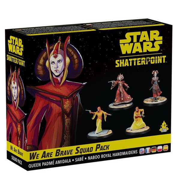 Atomic Mass Games Star Wars Shatterpoint Squad Pack - We Are Brave Queen Padme Amidala