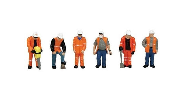 Bachmann 1960s Lineside Workers Set Of 6 Figures