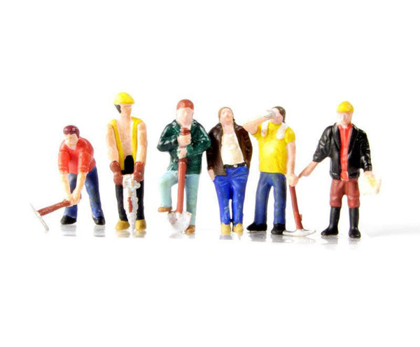 Bachmann Construction Workers Set of 6 Figures