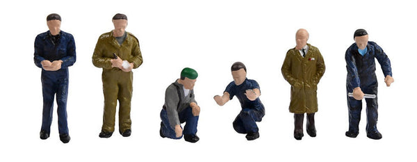 Bachmann Factory Workers & Foreman Set of 6 Figures