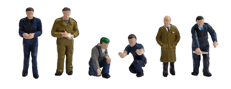 Bachmann Factory Workers & Foreman Set of 6 Figures