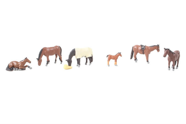 Bachmann Horses Set Of 6 Figures