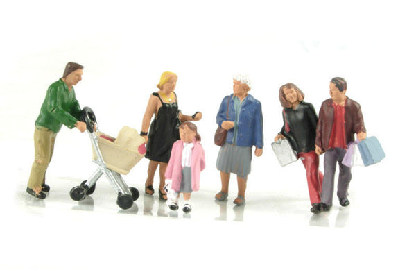 Bachmann Shopping Figures Set of 6 Figures