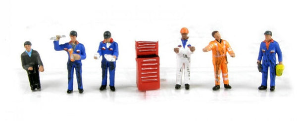 Bachmann Traction Maintenance Depot Workers Set of 6 Figures