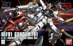 Bandai Gundam High Grade (HG) 1/144 F91 Gundam F91