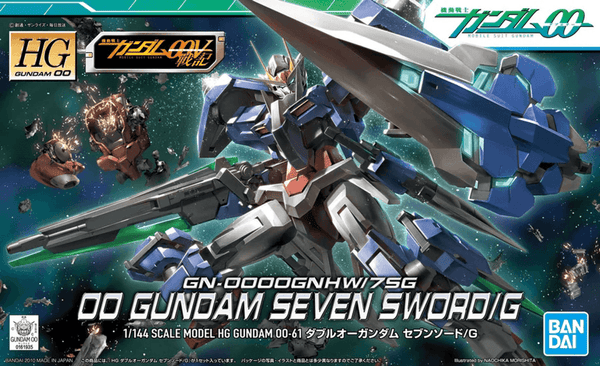 Bandai Gundam High Grade (HG) 1/144 GN-0000GNHW/7SG 00 Gundam Seven Sword/G