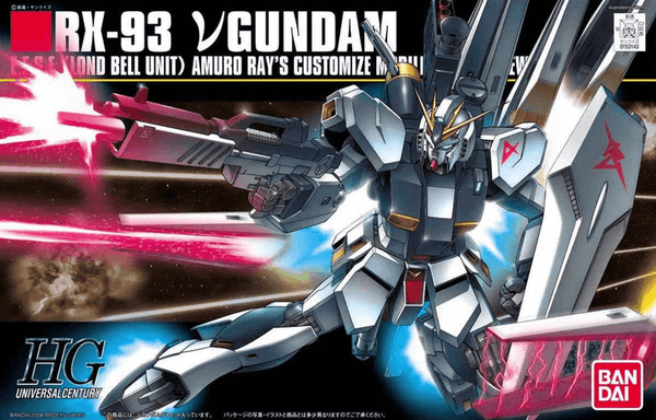 Bandai Gundam High Grade (HG) 1/144 RX-93 v Gundam (Nu Gundam)
