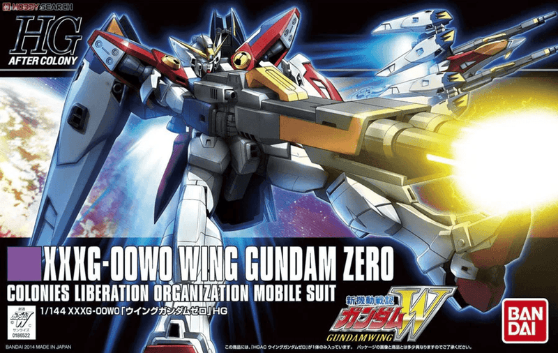 Bandai Gundam High Grade (HG) 1/144 XXXG-00W0 Wing Gundam Zero (Gundam Wing)