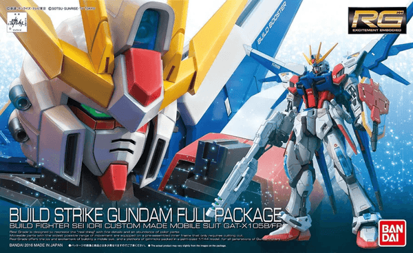 Bandai Gundam Real Grade (RG) 1/144 GAT-X105B/FP Build Strike Gundam (Full Package)