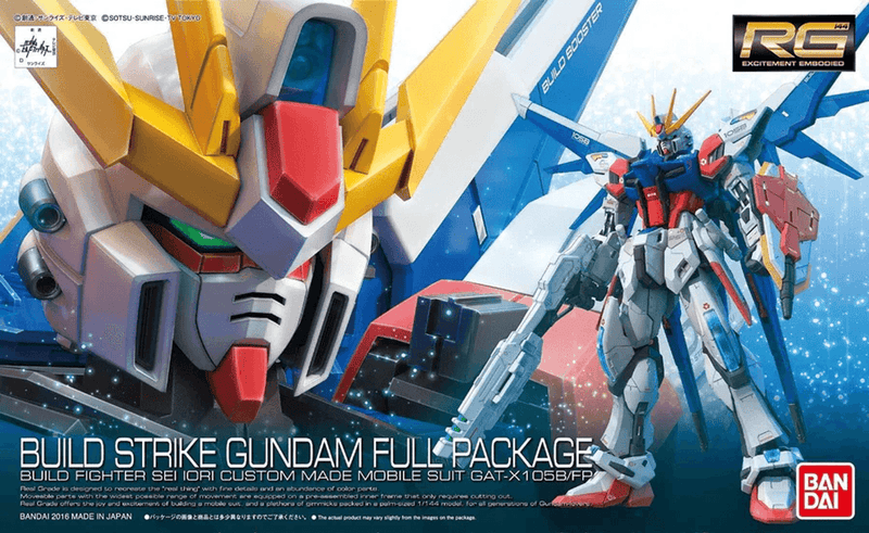 Bandai Gundam Real Grade (RG) 1/144 GAT-X105B/FP Build Strike Gundam (Full Package)