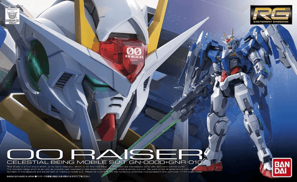Bandai Gundam Real Grade (RG) 1/144 GN-0000+GNR-010 00 Raiser
