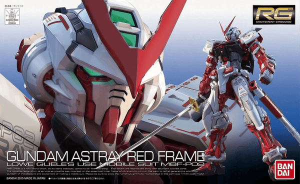 Bandai Gundam Real Grade (RG) 1/144 MBF-P02 Gundam Astray Red Frame