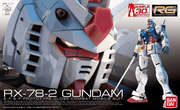 Bandai Gundam Real Grade (RG) 1/144 RX-78-2 Gundam