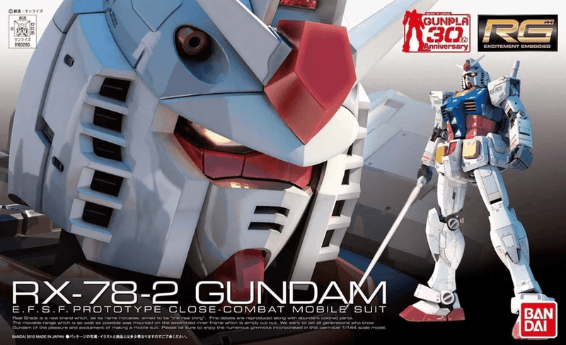 Bandai Gundam Real Grade (RG) 1/144 RX-78-2 Gundam