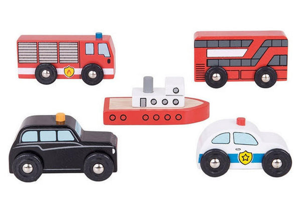 BigJigs City Vehicles Set