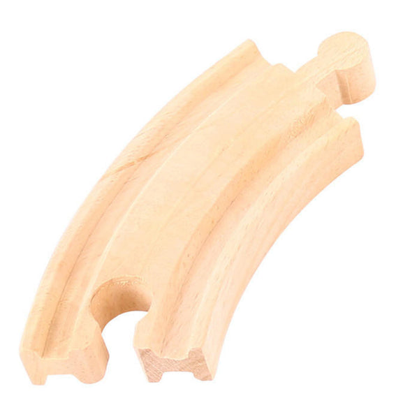 BigJigs Short Curved Track x 4