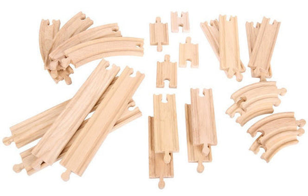 BigJigs Straights & Curves Track Pack