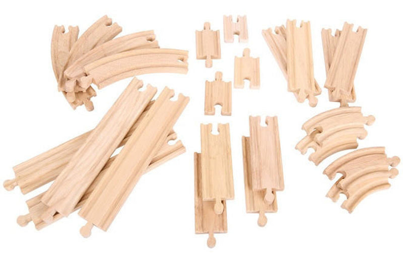 BigJigs Straights & Curves Track Pack