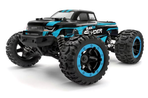 Blackzon RC 1/16 Slyder MT 4WD Electric Monster Truck - Blue 2.4GHz RTR
