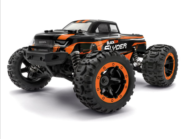 Blackzon RC 1/16 Slyder MT 4WD Electric Monster Truck - Orange 2.4GHz RTR