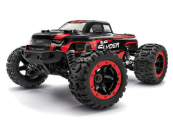 Blackzon RC 1/16 Slyder MT 4WD Electric Monster Truck - Red 2.4GHz RTR
