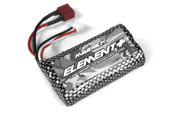 Maverick RC Element 7.4V 1300mAh Li-Ion Battery Pack