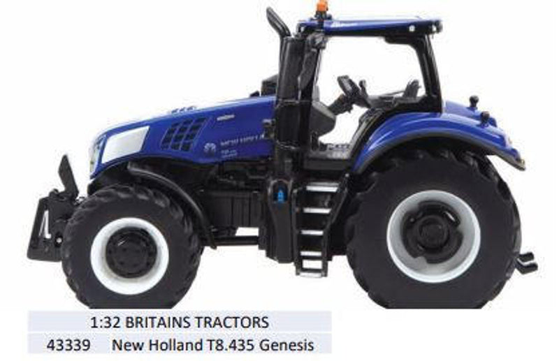 Britains 1/32 New Holland T8.435 Genesis Tractor Diecast Model